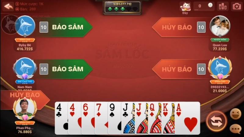 Những sai lầm cần tránh khi chơi sâm lốc