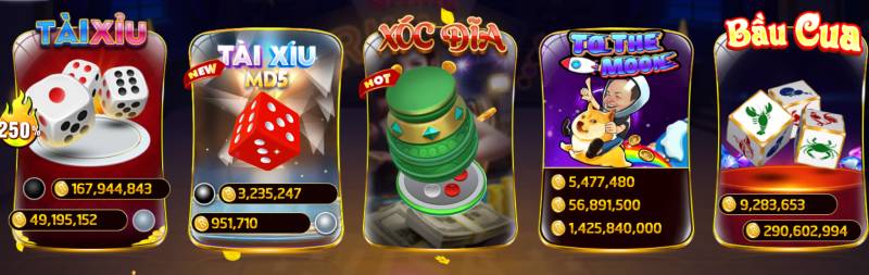 Tài Xỉu, Xóc Đĩa, Bầu Cua – Chơi nhanh, thắng lớn